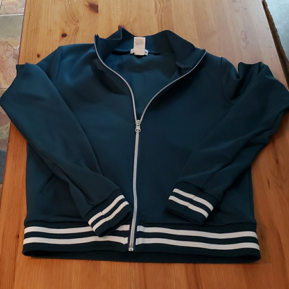 Wet Seal teal track jacket